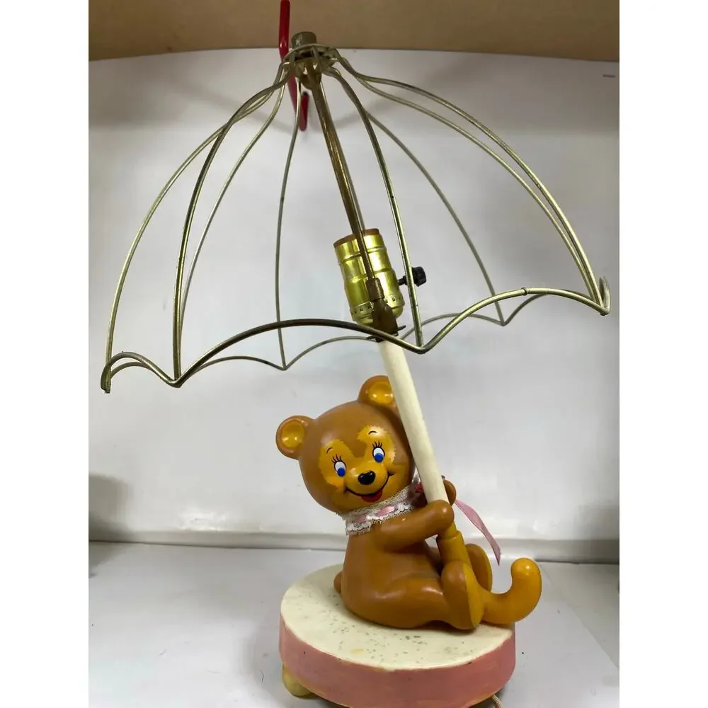 Rare and Wonderful Rainy Day Bear Lamp Dolly Toy Co